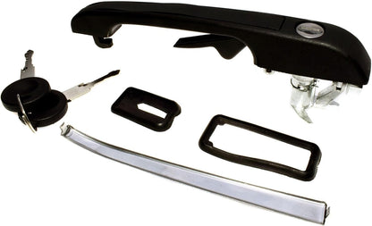 ya 2 8.15 Front Left Club Side Outer Door Handle with Key 191837205A for VW for Golf for Jetta 