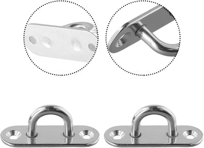 ya 26 10.21 baidi 2¡Á Heavy Duty Stainless Steel Hook Mount Ceiling Fan Chandel Ceiling Hanging Kit