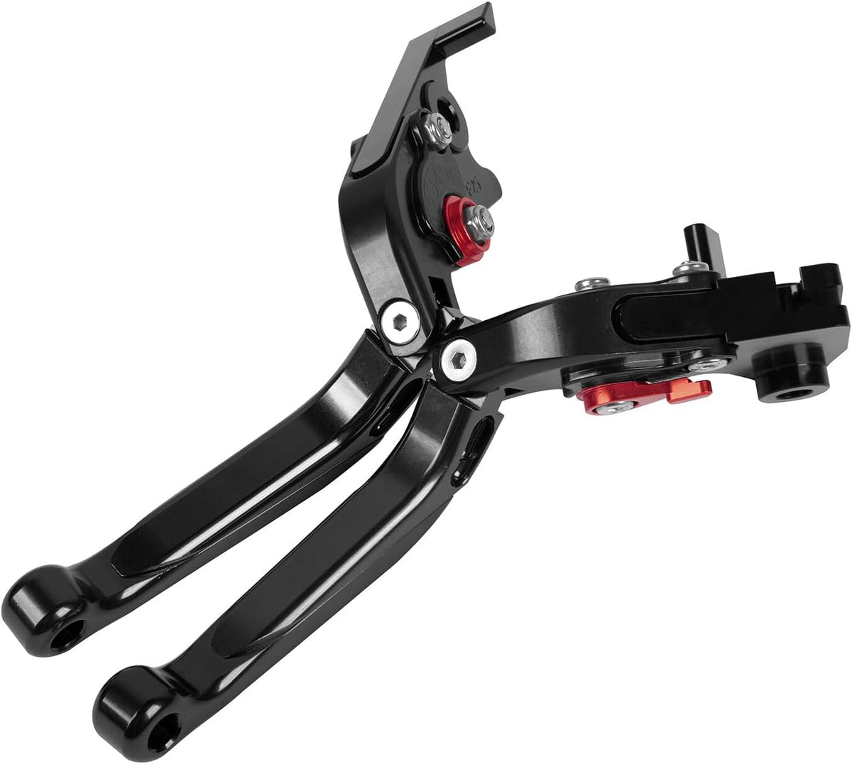 ya 11 9.14 baidifor Yamaha MT-03 2015-2020 Folding Extendable Clutch Brake Levers Black/Red US