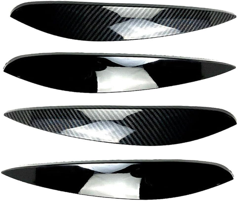 ya 4 8.14 for Mercedes-Benz for Smart 2014+ 2x Headlight Eyelid Lid Eyebrow Cover Trim