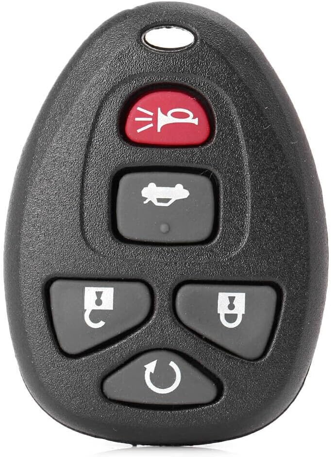 ya 9 10.24 Remote Key Fob Case Shell 5 Buttons for Chevrolet Malibu for Pontiac G6 KOBGT04A Car