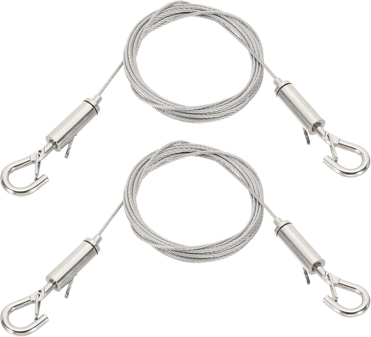 ya 26 10.21 baidi 2 Pcs 2m x 1.5mm Heavy Duty Adjustable Picture Hanging Wire Kit