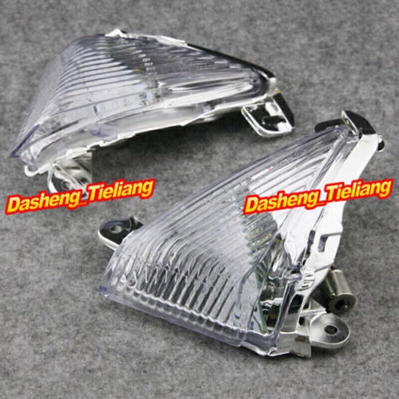 ya 2 8.15 for Kawasaki ZX14R 2006-2011 &ZX10R 2006-2007 2x Clear Front Turn Signals Lenses