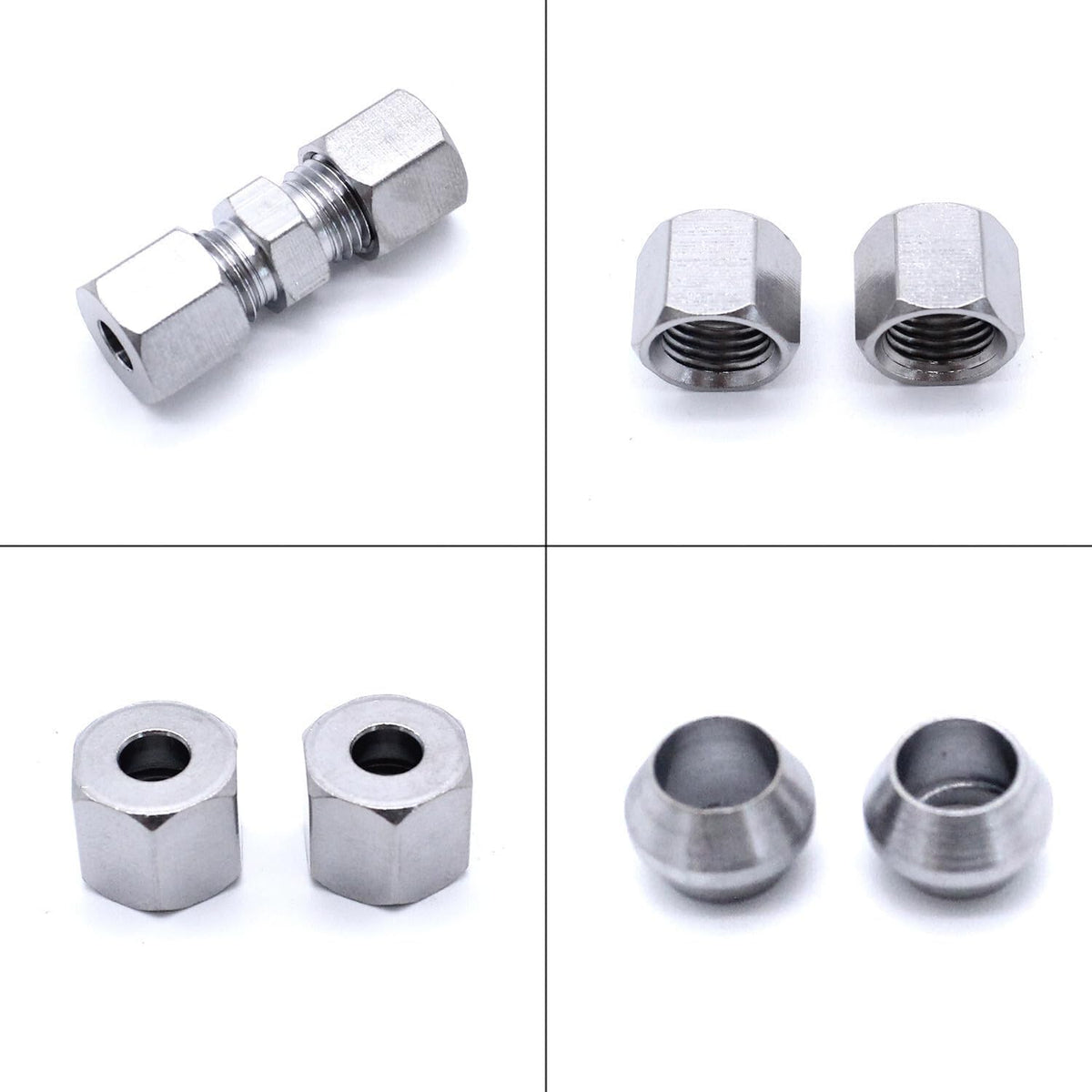 ya 10 9.16 baidi Brake Line Fitting for Brake Pipe 4 without Flanging Connectors 75mm 10pcs