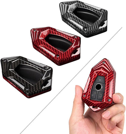ya 5 8.24 baidi for Mercedes-benz C CLA CLS CLK GLK GLA GLC Carbon Fiber Key Fob Case Cover