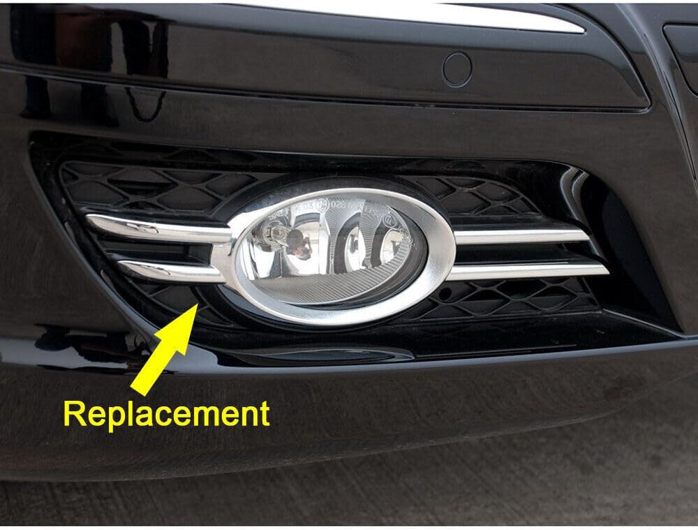 ya 4 8.24 baidi Right side front fog light bezel grille decoration suitable for Mercedes W211 E320 350 07-09