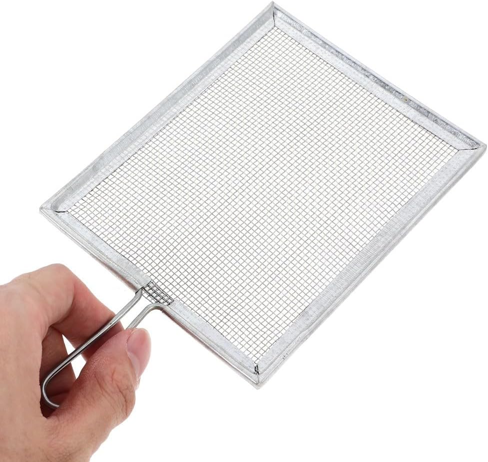 ya 14 9.20 baidi Square Sieve Ceramic Tools Multi-purpose Strainer Metal Fine Mesh-1