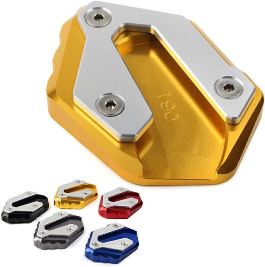 ya 2 8.15 Kickstand Side Stand Extension Pad Fit for Yamaha MT-07 14-18 XSR700 2016-2017 Gold