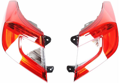 ya 10 9.16 zhengce Pair Tail Lights Rear Brake Lamp for Honda for Accord Sedan 2018-21 Left&Ri