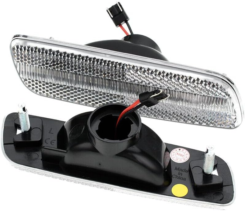 ya 7 8.24 baidi 4 Pack LED Yellow and Red Side Marker Signal Lights Fenders for 2001-2005 for Lexus IS300 