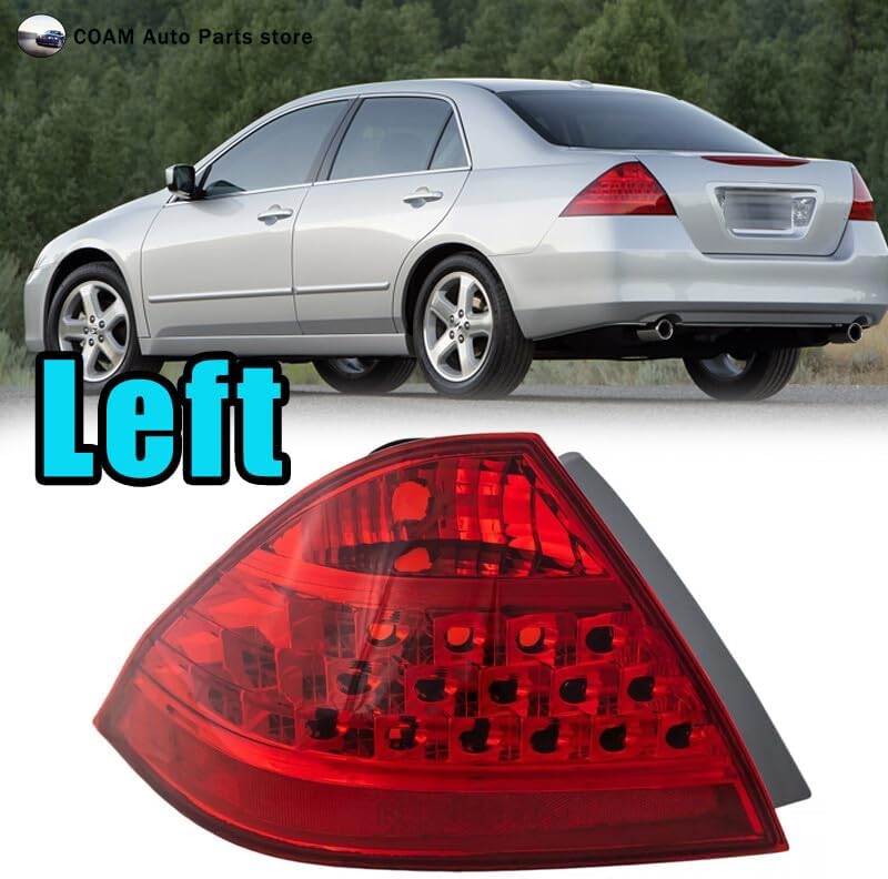 ya 4 8.14 2006-2007 for Honda for Accord Sedan Exterior Lens and Housing Left Tail Light 