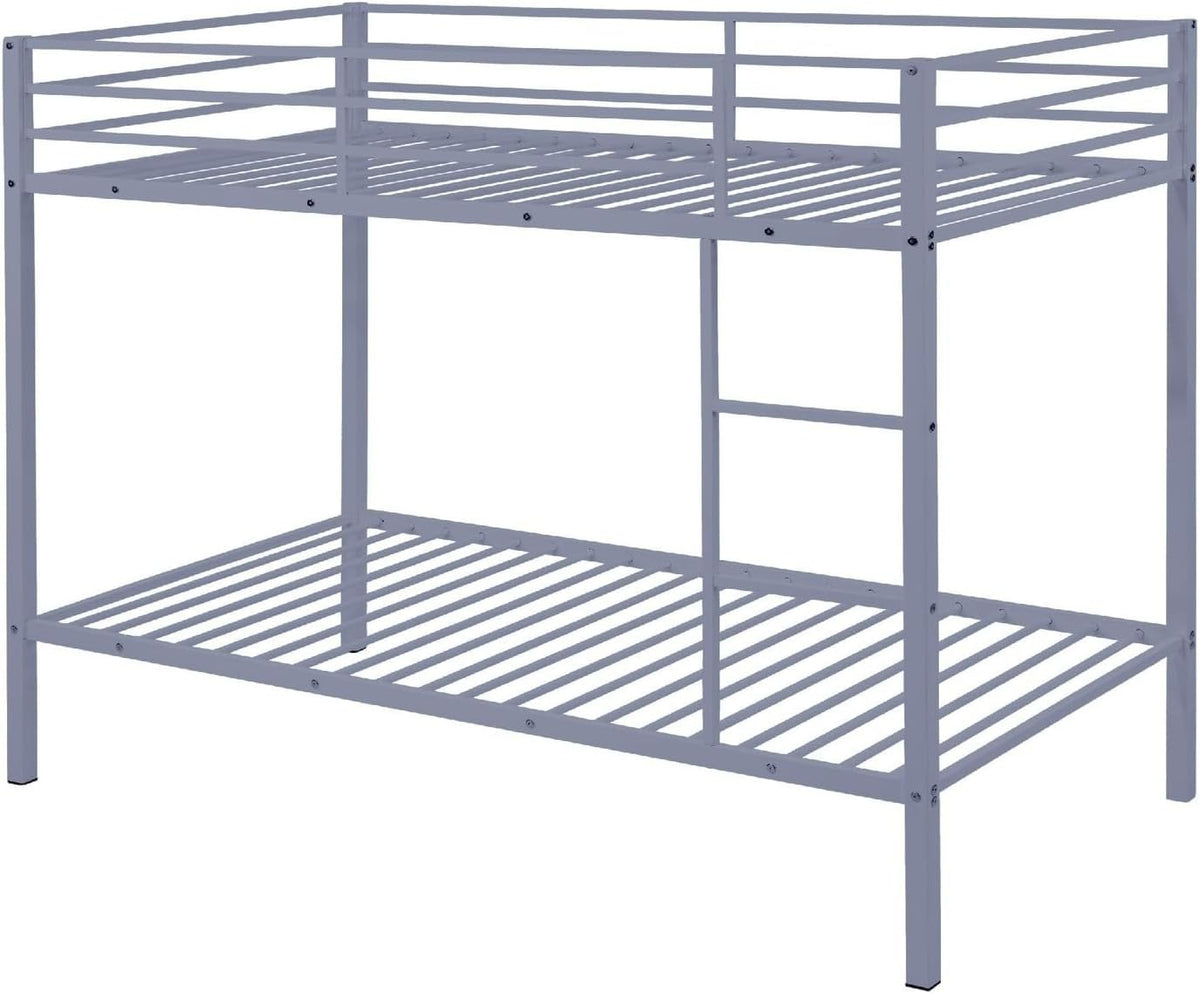 ya 28 10.13 baidi Metal Bunk Bed Gray Over