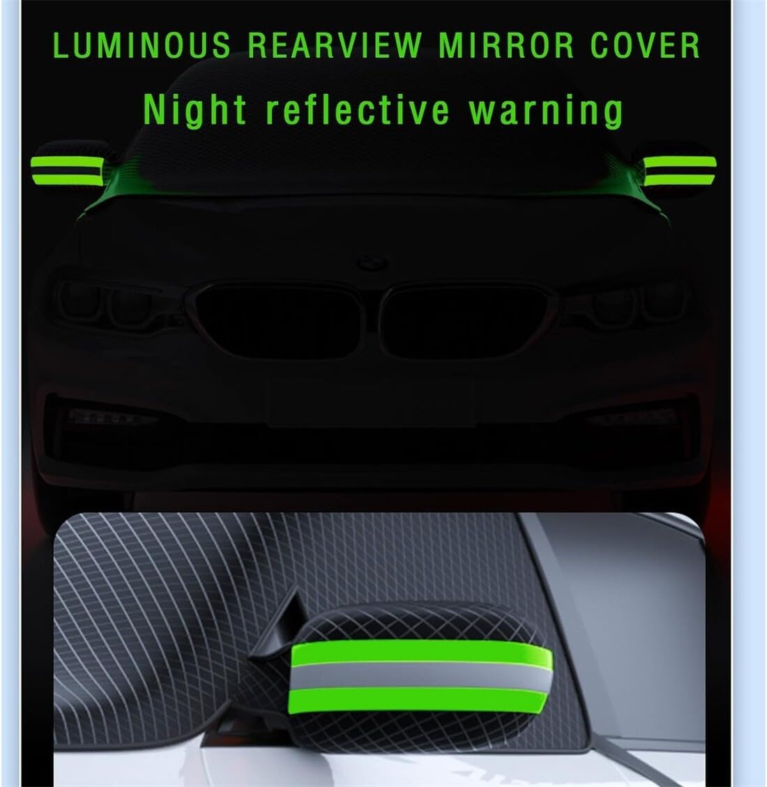 ya 5 8.24 baidi Magnetic Car Snow Shield Frost Prevention Front Windshield Snow Sun Thickened