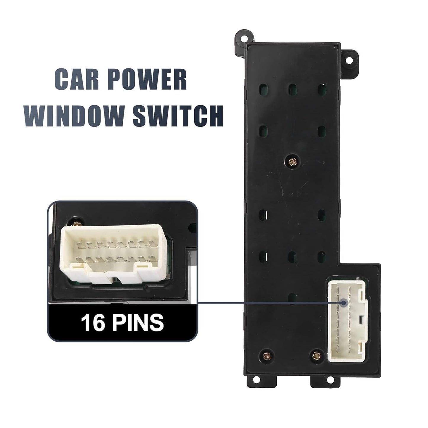 ya 4 8.8 Front Left Master Power Window Switch for Hyundai Elantra 2.0L 09-10 93570-2L010