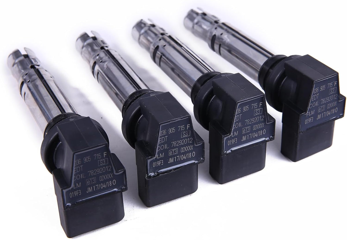ya 9 10.24 4Pcs Ignition Coil for VW for JETTA for Golf for Passat Beetle Eos for Audi A3 1.4TSI 1.6FSI