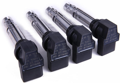 ya 9 10.24 4Pcs Ignition Coil for VW for JETTA for Golf for Passat Beetle Eos for Audi A3 1.4TSI 1.6FSI