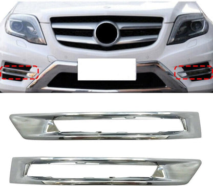 ya 10 9.16 zhengce A pair of front bumper fog light grille covers suitable for the 2014-2016 f