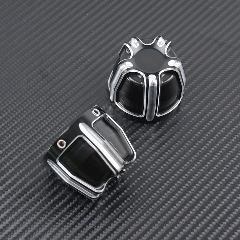ya 2 8.15 Motorcycle 29MM Front Axle Nut Cover Cap Fit for Harley Softail Dyna Touring