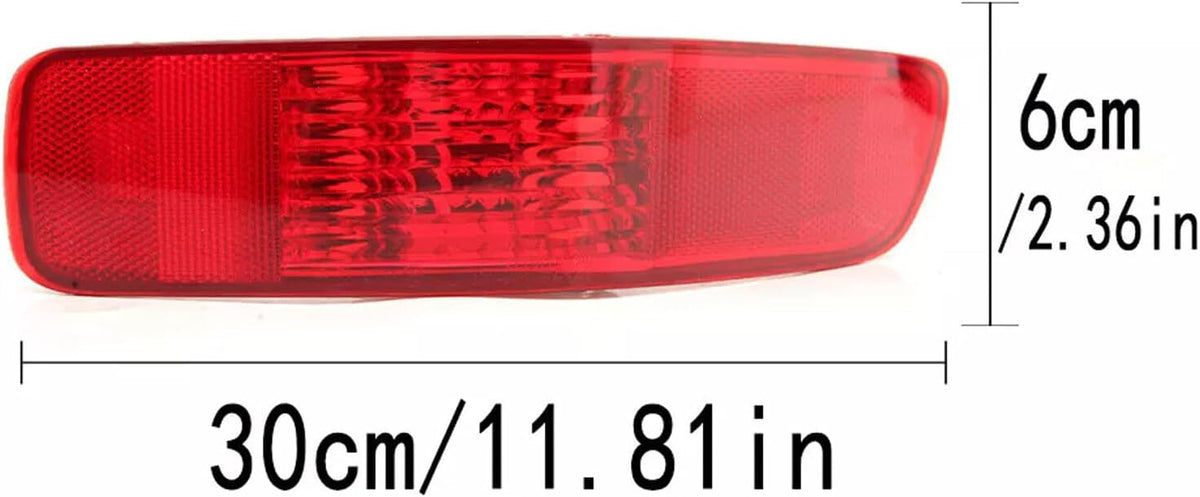 ya 10 9.16 zhengce Reflector Right Rear Tail Fog Light Bumper Side Marker For Mitsubish Outlan