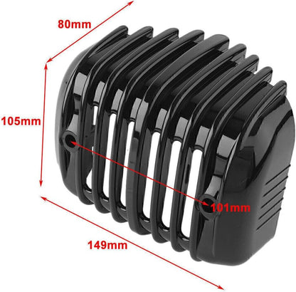 ya 11 9.14 zhengce Black Voltage Regulator Cover Fairing Fit Harley Softail FXS FXSB FLSTSB
