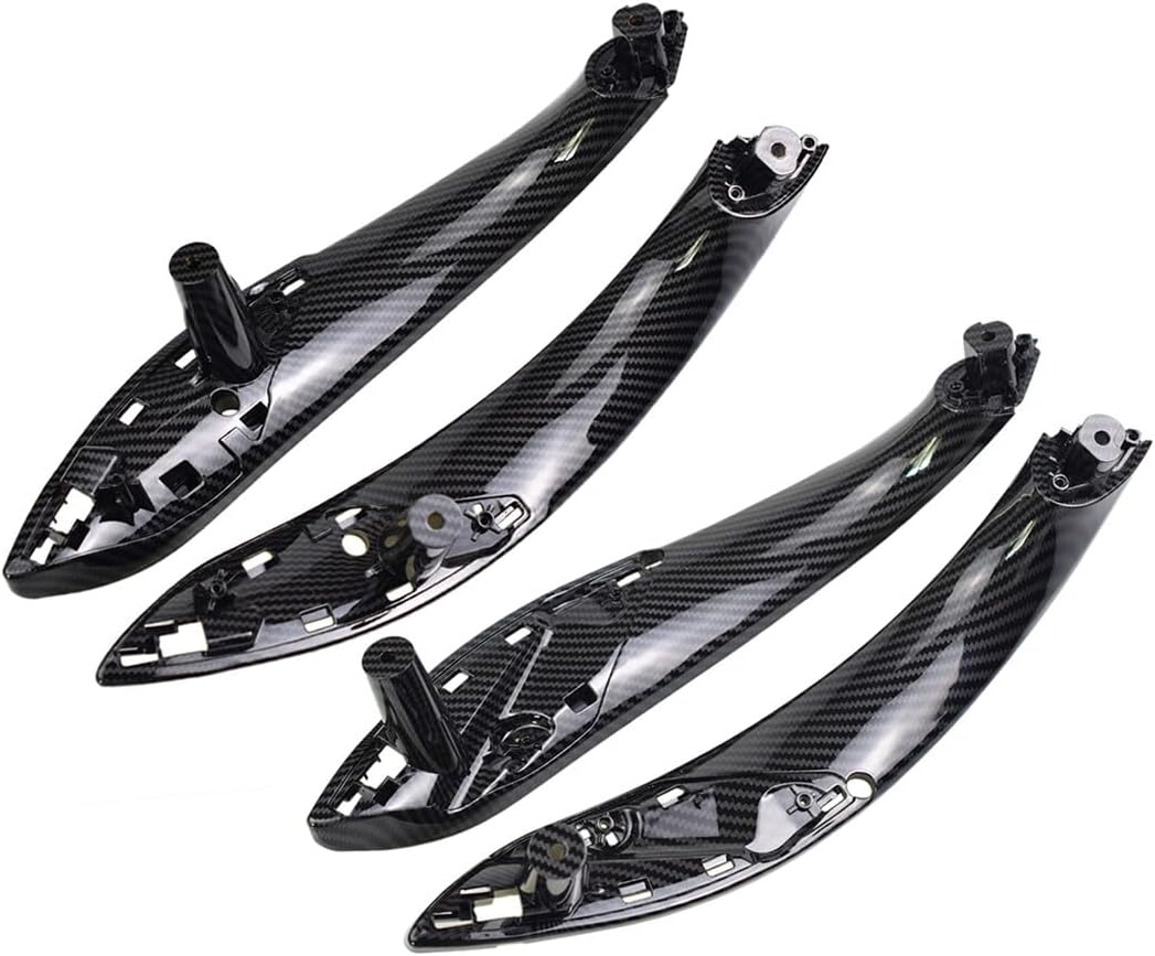 ya 4 8.24 baidi Inner Interior Door Pull Handle Carbon Fiber Trim Cover Panel for BMW 3 F30 F35