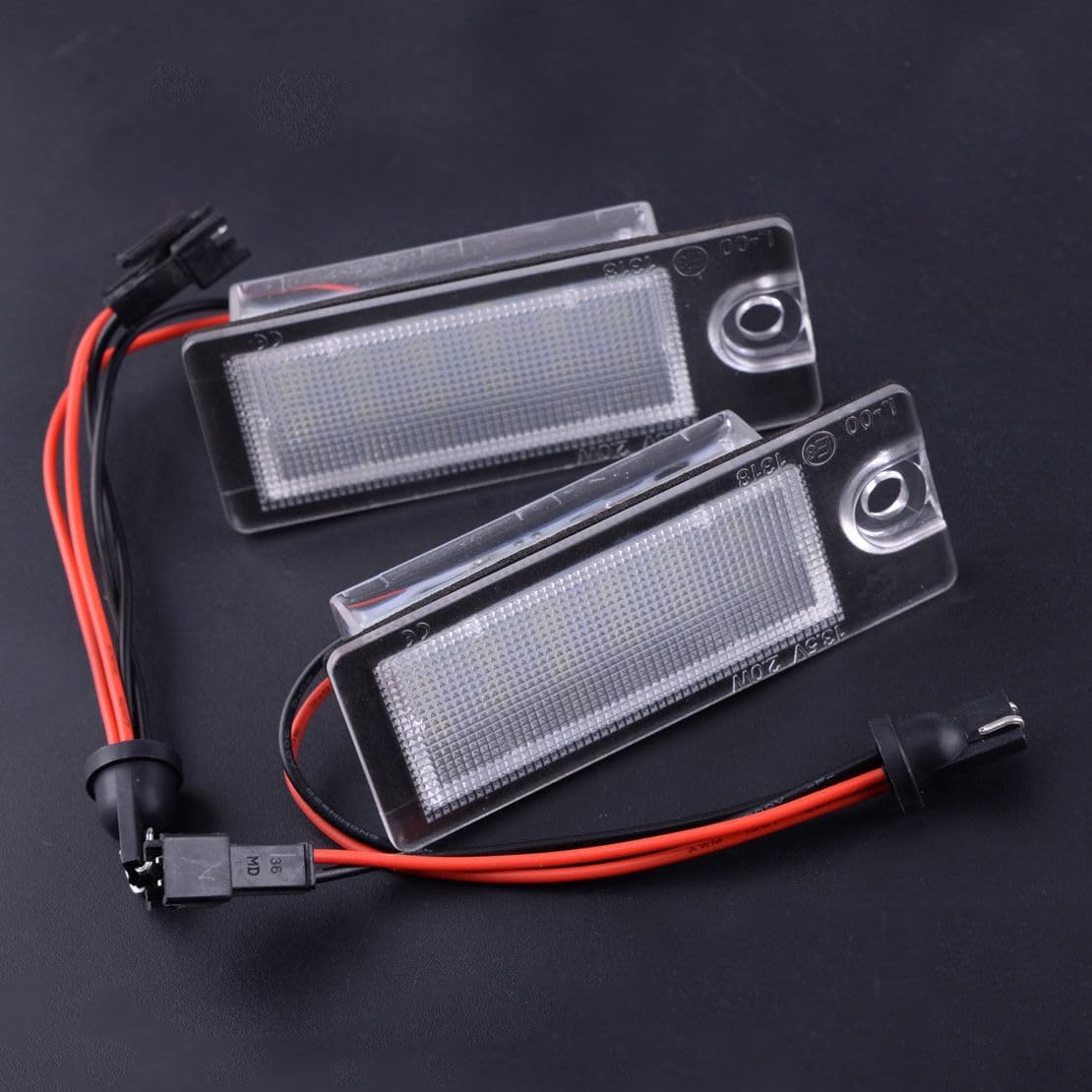 ya 4 8.14 2pcs No Error LED License Plate Lights Fit for Volvo S80 V70 XC70 S60 XC90