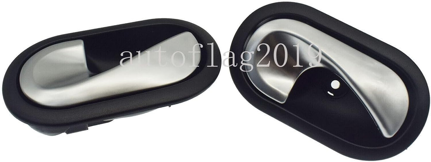 ya 4 8.24 baidi Interior Door Handle 4-Piece Set FL FR RL RR for Renault Megane MK2 2002-2008
