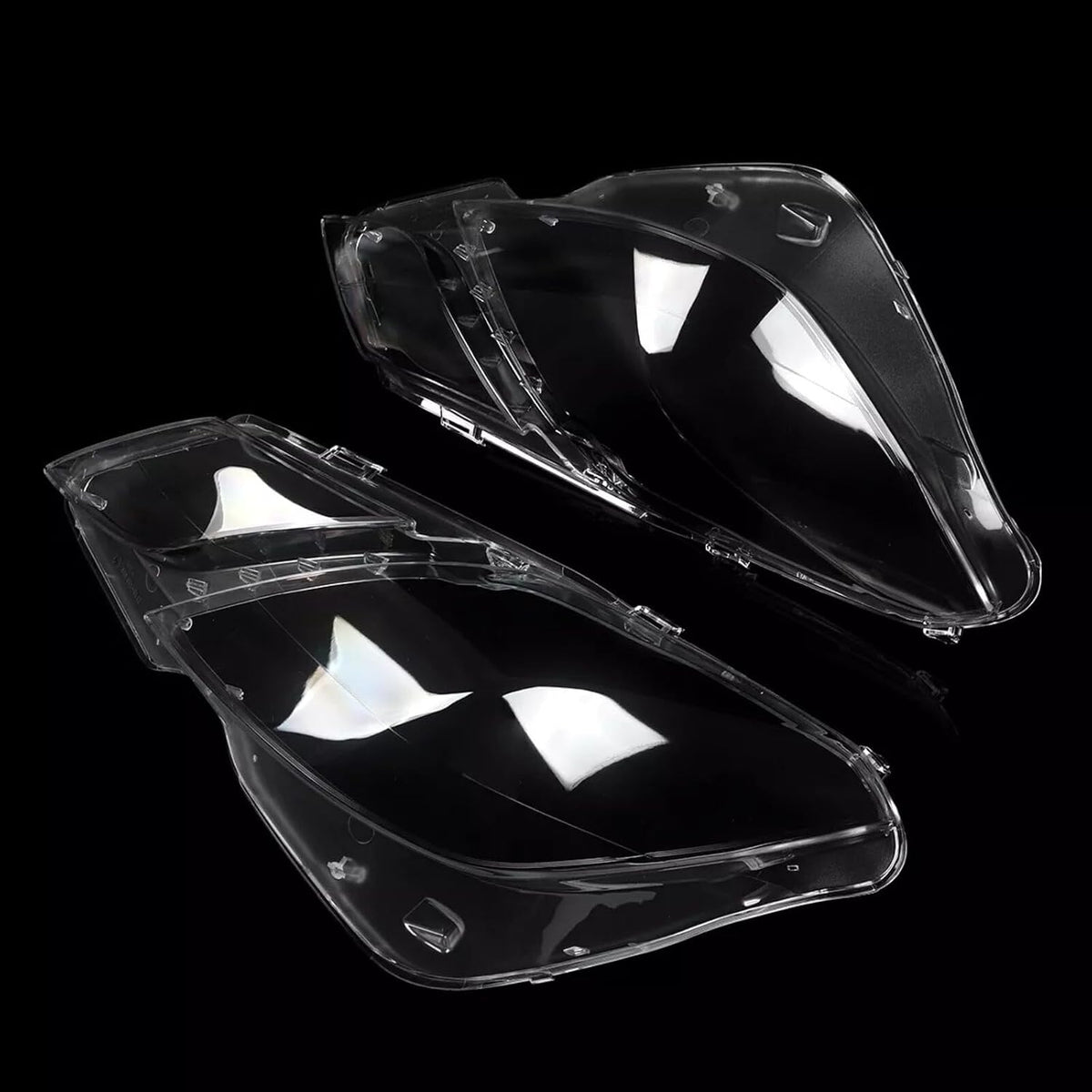 ya 10 9.16 zhengce Front Headlight Diffuser Lens Cover For Benz W207 C207 E-Coupe 2010-13 L+R
