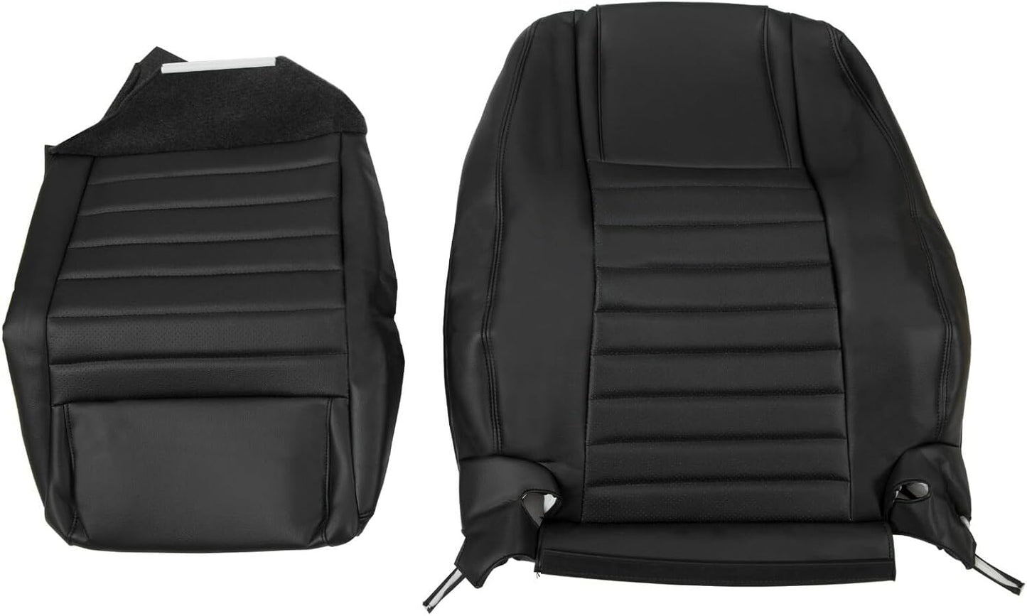 ya 5 8.24 baidi For 2007-09 for Ford for Mustang Driver Bottom-Top Lean Back Perforated for SEAT Cover Black