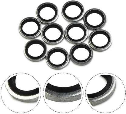 ya 28 10.13 zhengce Banjo 10pcs Washers Bolt Calipers Sealed Steel & Rubber Hot Sale New