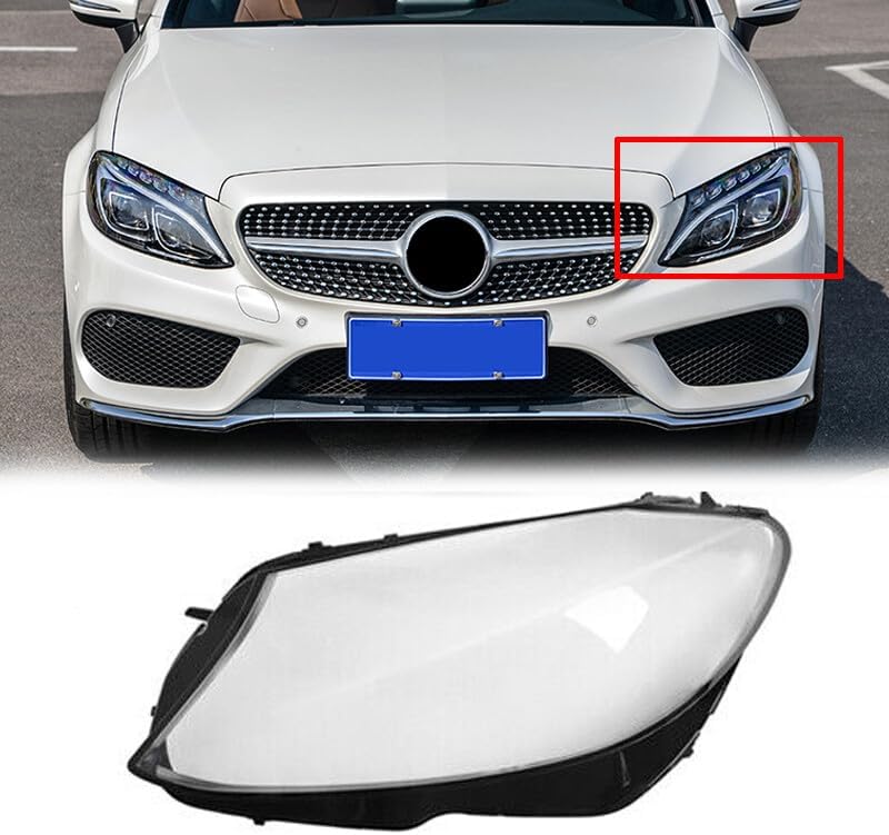 ya 10 9.16 zhengce A2059067303 Left Side Headlight Cover Headlamp Lens Lenses For W205 C180 C2