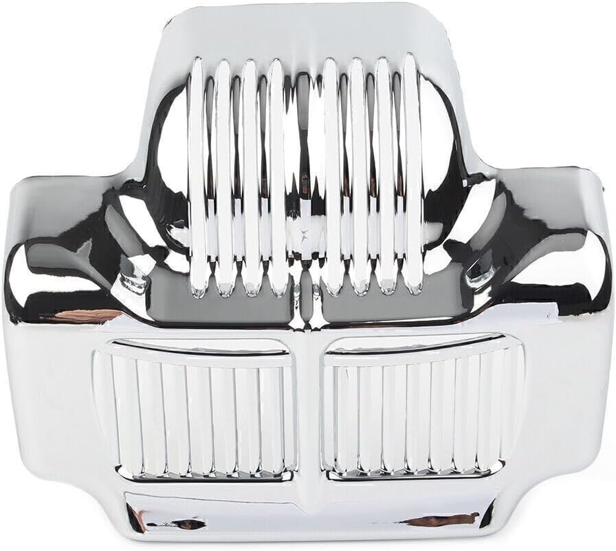 ya 4 8.14 Oil Cooler Cover for Harley Touring Electra Road Street Glide 2011-15 12 Chrome