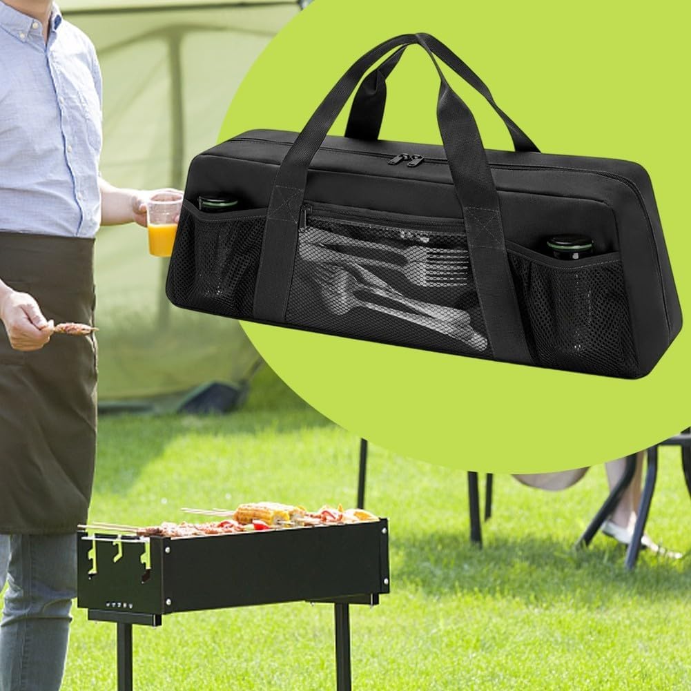 ya 26 10.21 baidi Adaptable Grill Tool Organizer Bag with Comfortable Hand Strap for Transport-2