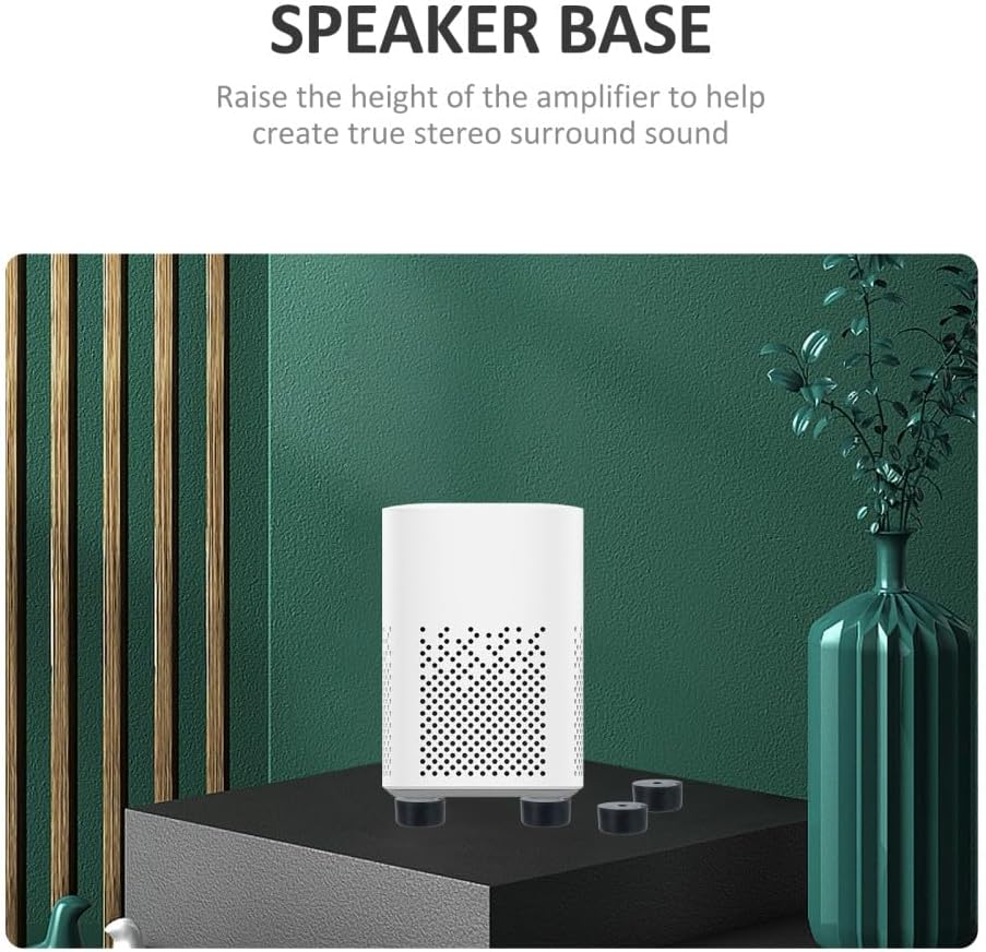 ya 26 10.21 baidi 2 Pack Speaker Mat Anti-Vibration Pads Amplifier Rubber Feet Base