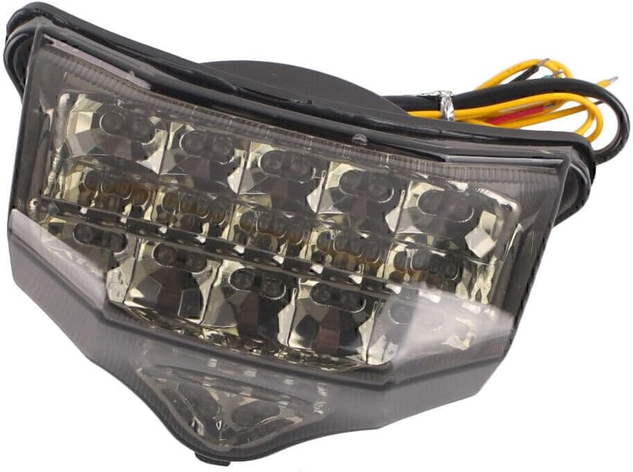 ya 4 8.8.2 Rear Tail Light Brake Turn Signals LED Light for Yamaha FZ6 2004-2008 Motorcycle