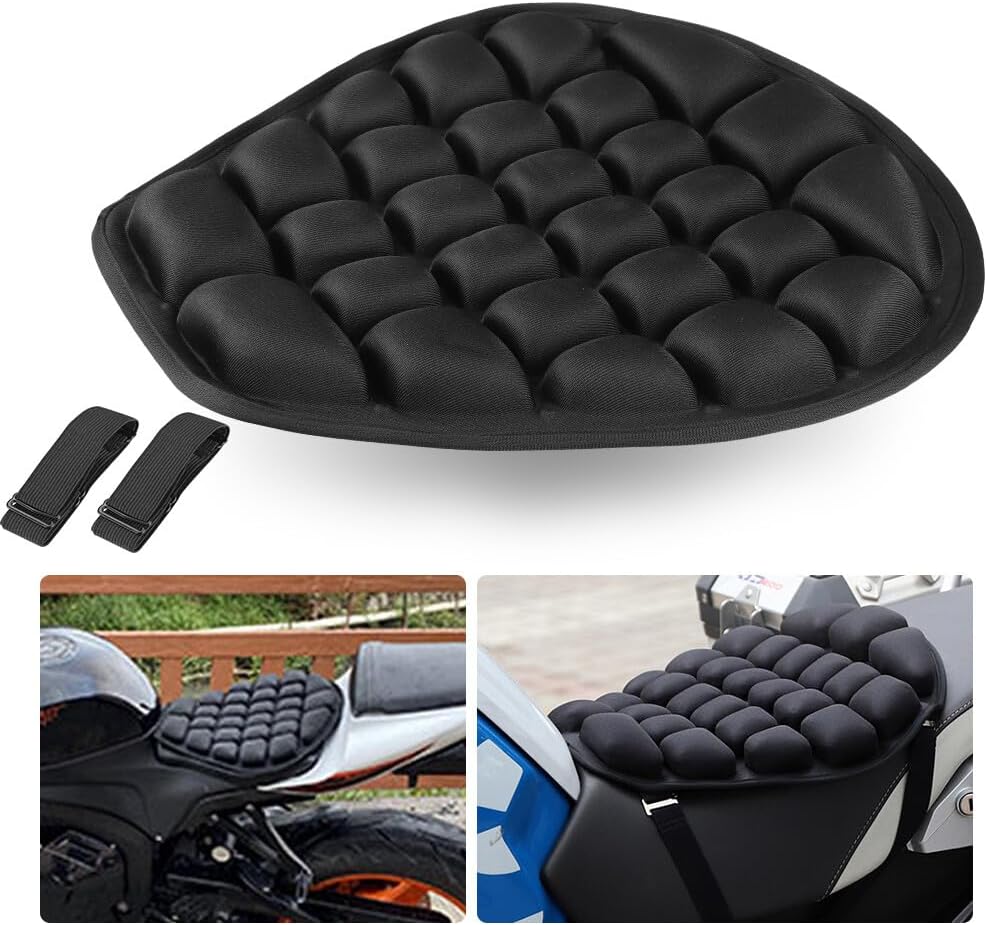 ya 4 8.8.2 Breathable Motorcycle Gel for SEAT Cushion Comfort Pillow Pad Cover Pressure Relief