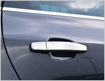 ya 2 8.15 Chrome Door Handle Cover 4 Door S.Steel for Vauxhall for Opel for Corsa D-E 2006 to 2018