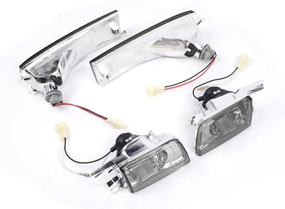 ya 14 9.20 zhengce Front Bumper Fog Light +Turn Signal Lamp Smoked for VW for JETTA MK3 for G-1