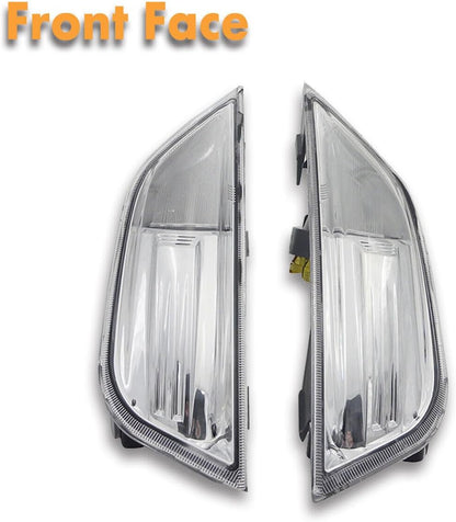 ya 10 9.16 zhengce 1Pair Clear Front Bumper Fog Lights Driving Lamps for Ford Mondeo Mk4 2011-