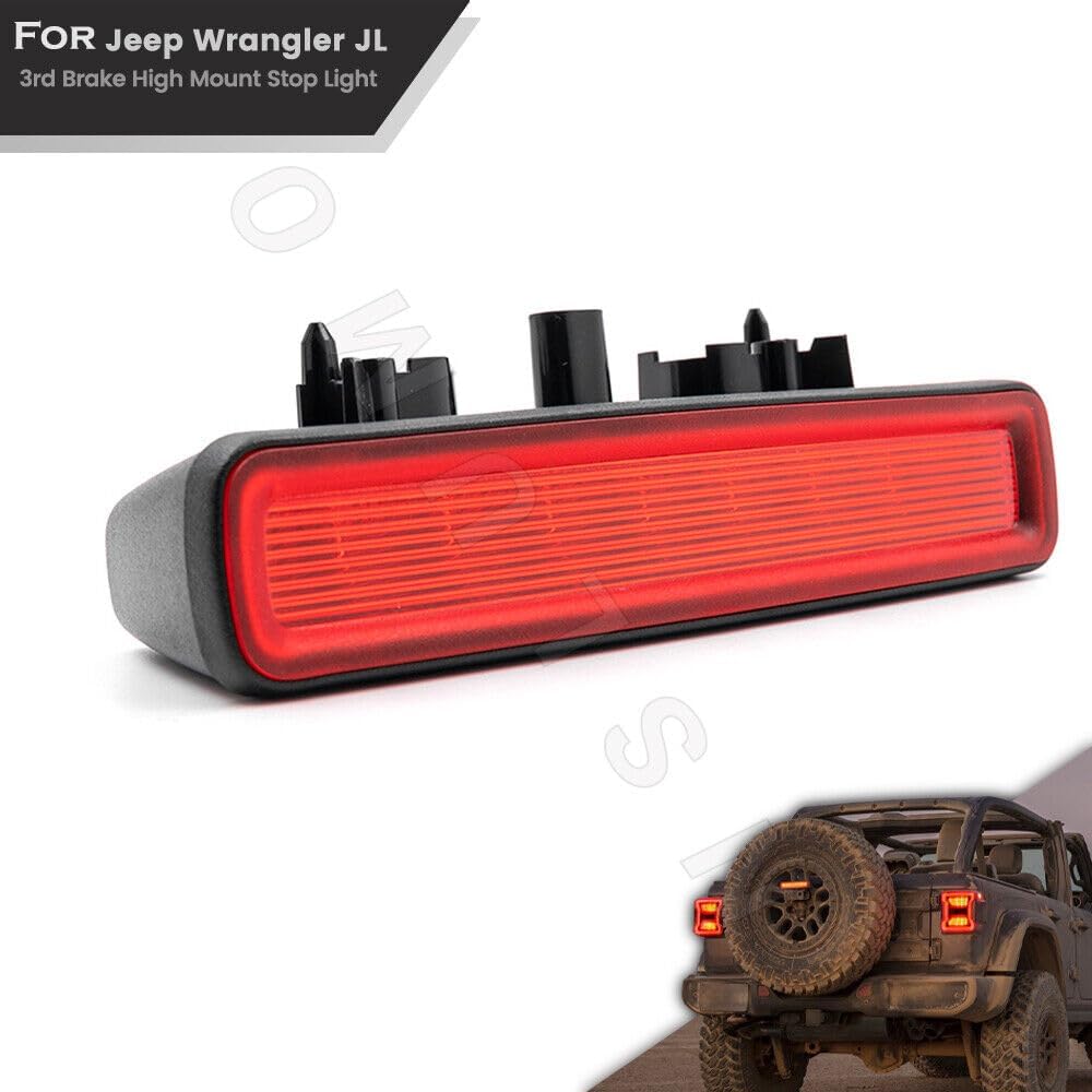 ya 7 8.24 baidi Strobe LED Third Brake Light Relocation for 2018-2021 for Jeep for Wrangler JLU
