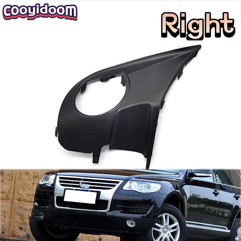 ya 2 8.15 Right front bumper fog light f for Ram e cover for VW Touareg 2008-2010