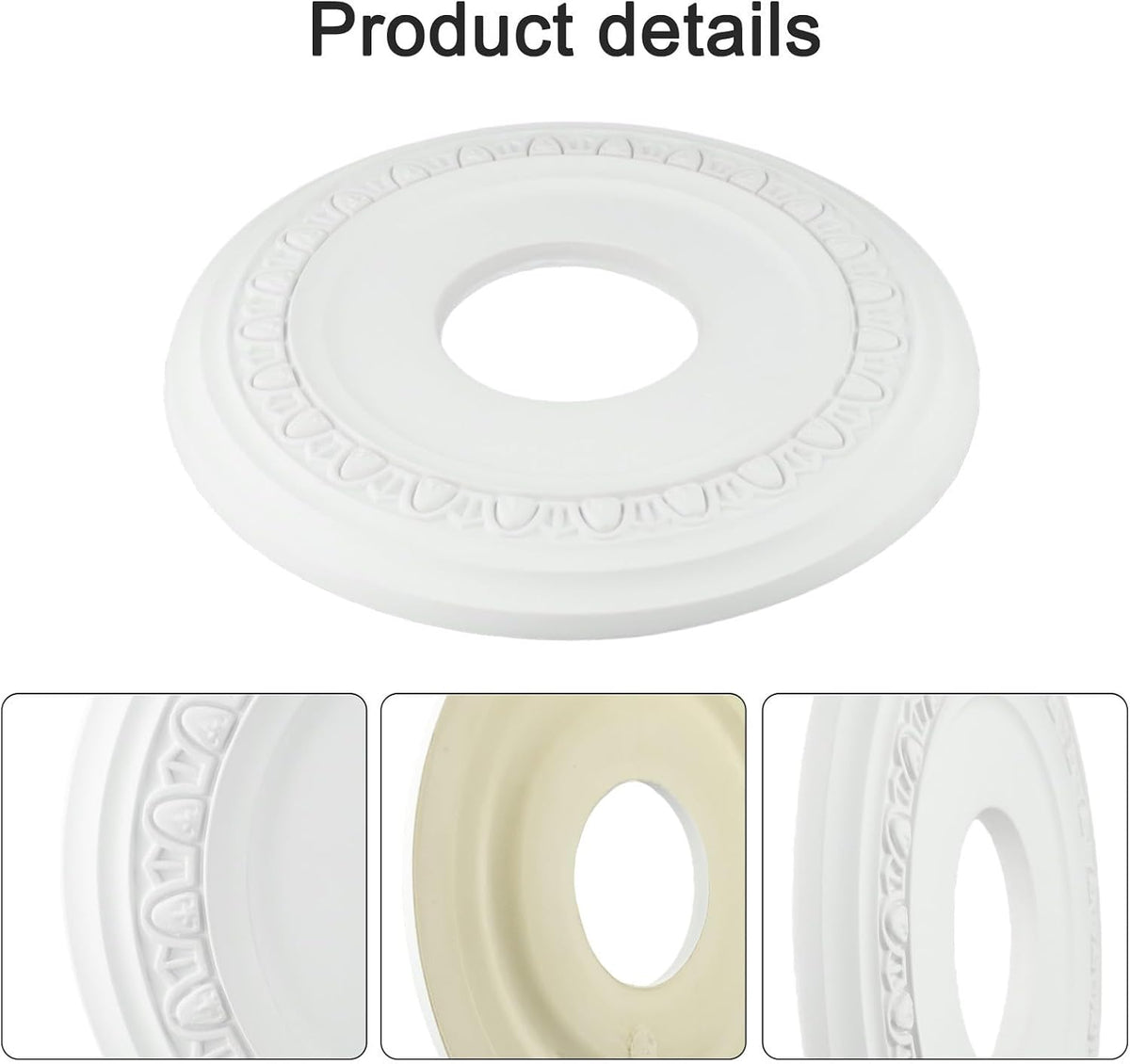 ya 26 10.21 baidi Stylish PU Decorative Ceiling Fixture Cover for Adding Charm to Home Interiors