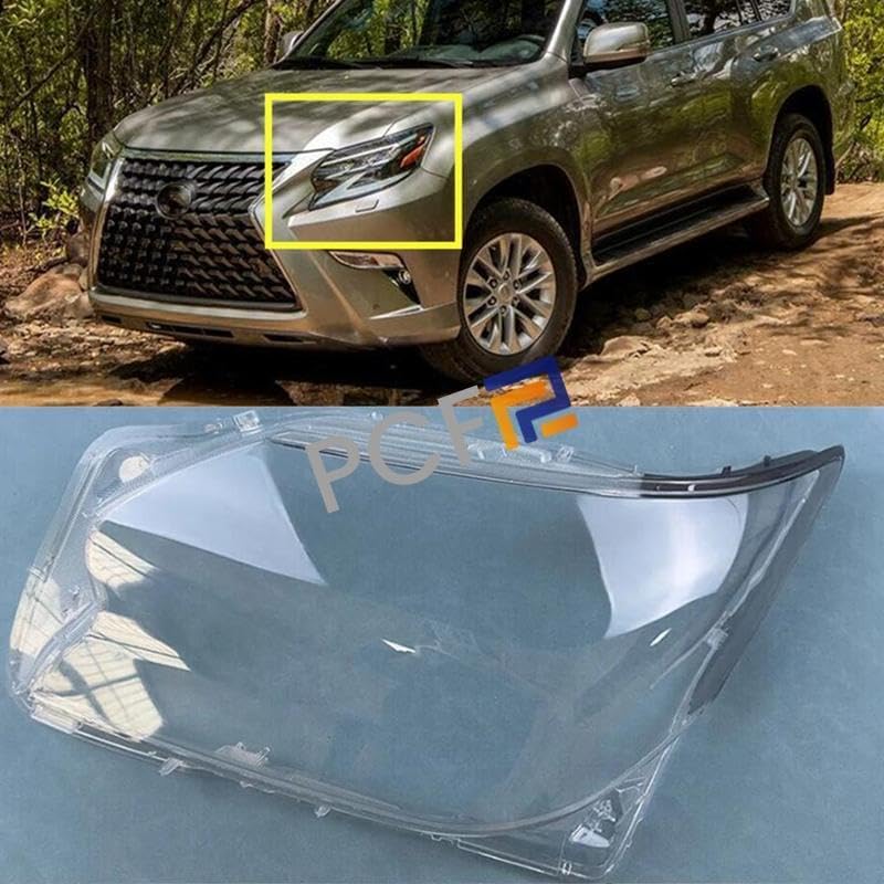 ya 4 8.14 for Lexus GX460 2020-2023 Left Light Lamp Cover Transparent Lens Lens Lens Protective Cover + Glue 