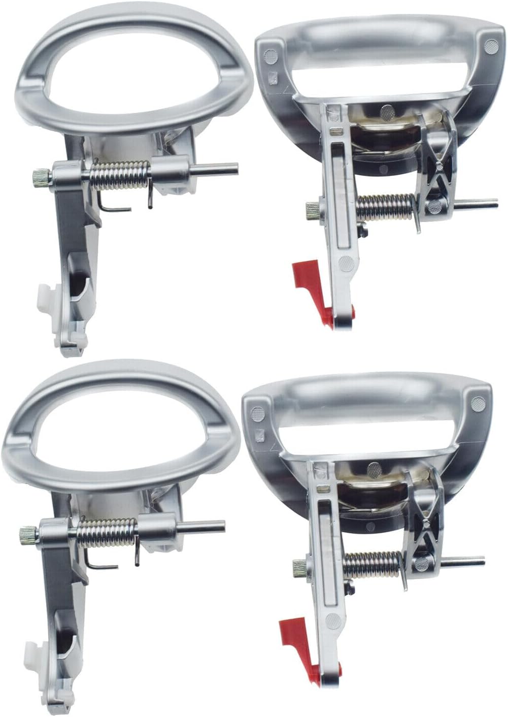 ya 4 8.8.2 for 07-12 for Dodge Nitro Interior Left and Right Door Handle Chrome 4-Piece Set 
