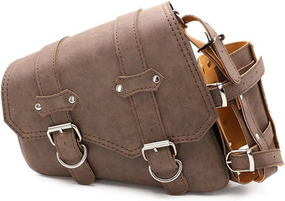 ya 11 9.14 baidiLeft Side Saddlebag Saddle Bag With Drink Holder Bag for Harley Sportster XL883