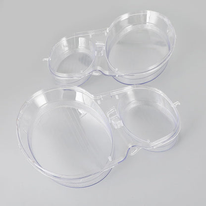 ya 10 9.16 zhengce Left+Right Headlight Lens Plastic Cover Shell for Mercedes E Class W210 96-
