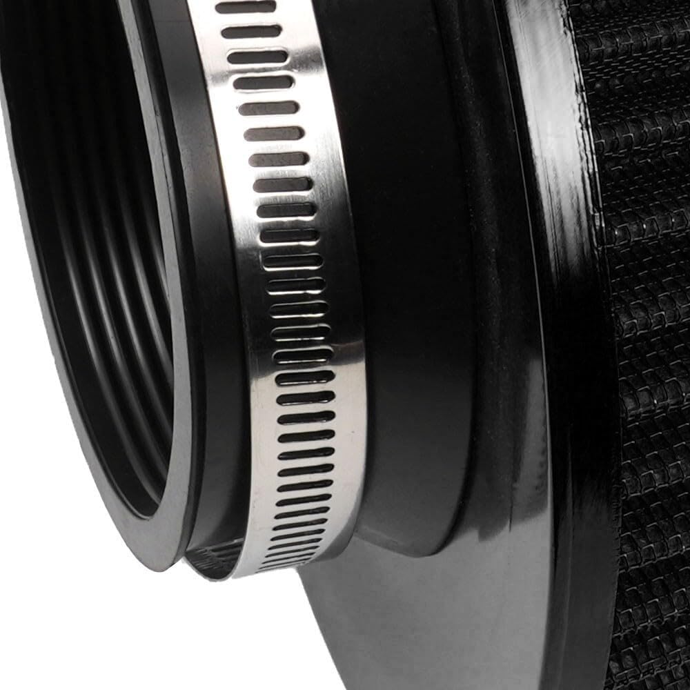 ya 13 9.15 baidi 3 Car High Flow Inlet Cleaner Dry Filter Cold Air Intake Cone Replacement Part