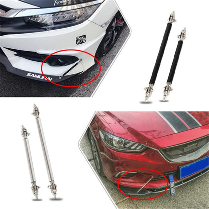 ya 13 9.15 baidi 2psc Racing Adjustable Front Rear Bumper Lip Splitter Support Bar/Pull Rod Kit