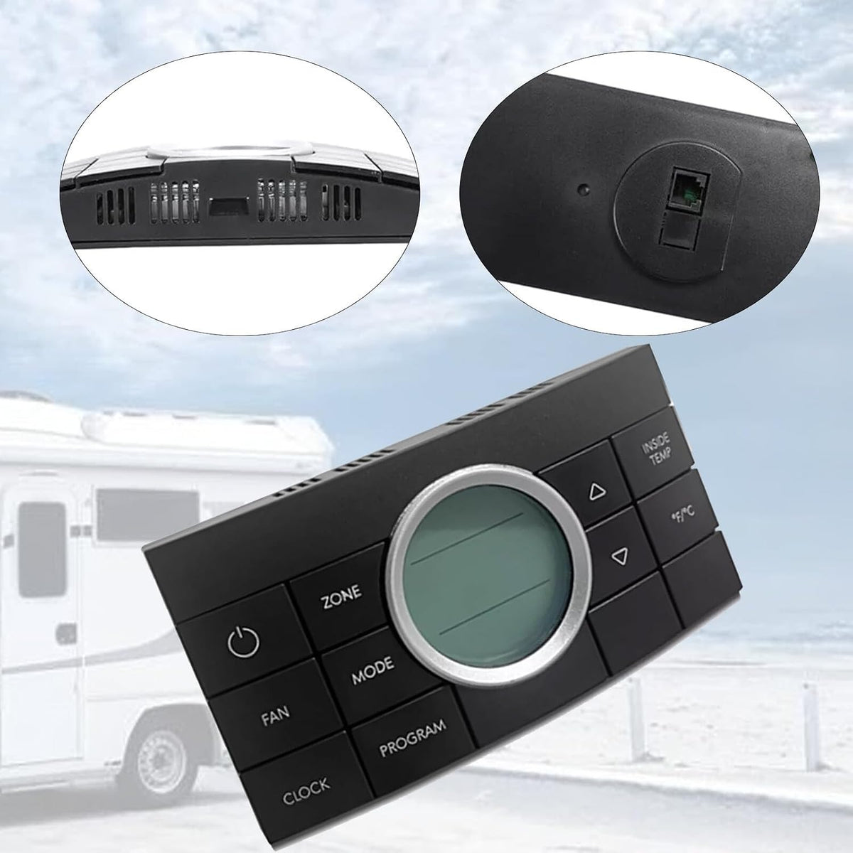 ya 10 9.16 baidi Multi-Zone Comfort Control Center II Thermostat Black 10 Buttons 3314082.000 RV