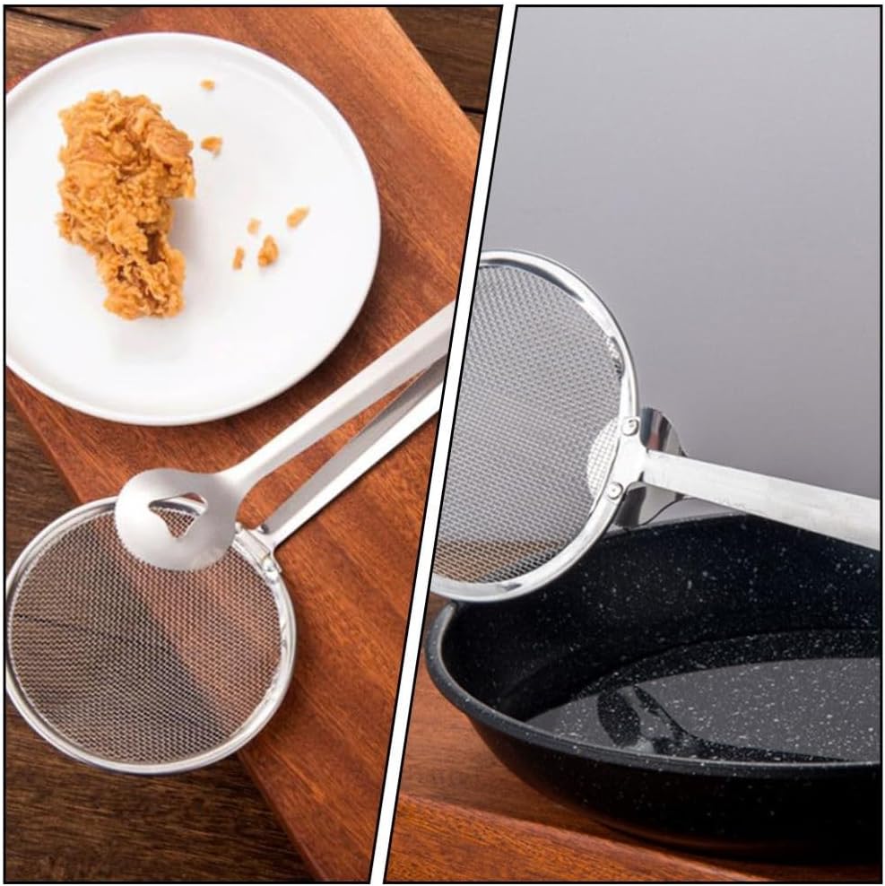 ya 14 9.20 baidi 2 Pcs Grease Filter Clip Tongs Mesh Food Strainers Colander with-1